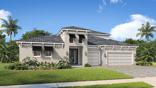 New construction Single-Family house 12243 White Blossom Ct, Parrish, FL 34219 plan Courtyard - image