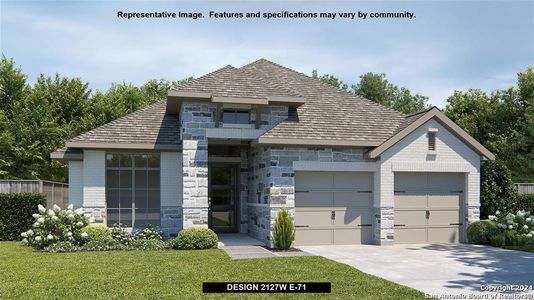 New construction Single-Family house 648 Inner Path, New Braunfels, TX 78132 Design 2127W- photo 0 0