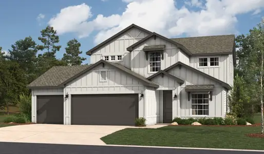 New construction Single-Family house 16403 Maple Pear, Elmendorf, TX 78112 plan Bandera - image