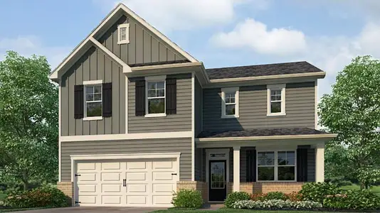 New construction Single-Family house 230 Thompson Ridge Ln, Dallas, GA 30132 plan GALEN - image