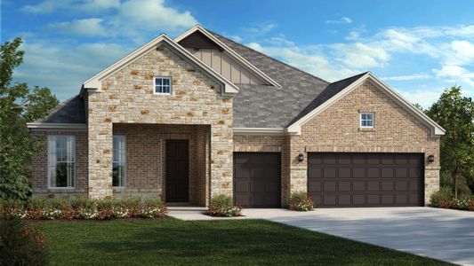New construction Single-Family house 121 La Caleta Bnd, Liberty Hill, TX 78642 plan Jester - image