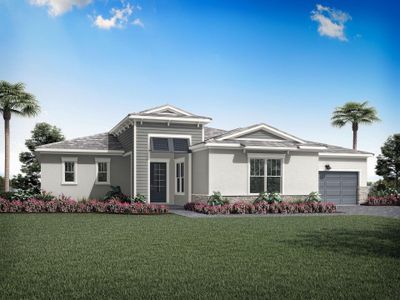 New construction Single-Family house 10647 Sw Vineyard Dr, Port St. Lucie, FL 34987 Conrad- photo 0