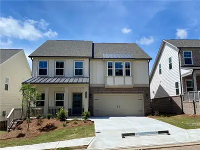 New construction Single-Family house 5336 Frontier Ct, Flowery Branch, GA 30542 plan Hampstead - image