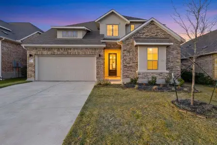 New construction Single-Family house 1113 Spring Gulch Ln, Georgetown, TX 78628 plan Gallatin (2731-CM-40) - image