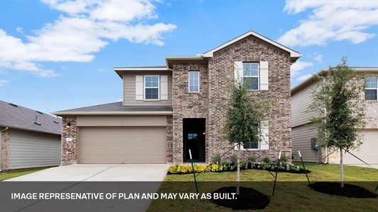 New construction Single-Family house 236 Arroyo Sweetwood Cir, Kyle, TX 78640 The Naples- photo 0