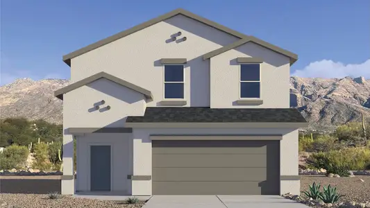 New construction Single-Family house 3985 E Market St, Tucson, AZ 85706 plan Grace - image