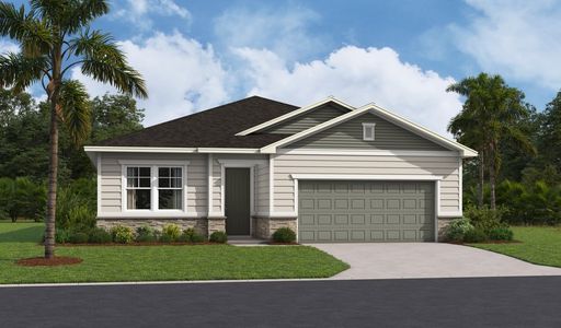 New construction Single-Family house 5917 Tomahawk Lake Drive, Jacksonville, FL 32254 Slate- photo 0