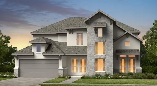 New construction Single-Family house 1320 Novara Trl, Leander, TX 78641 plan Azurite - image