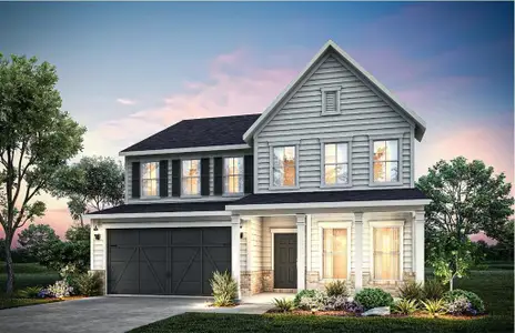 New construction Single-Family house 4632 Wilderness Trl, Flowery Branch, GA 30542 plan Continental - image