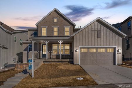 New construction Single-Family house 6491 Still Pine Cir, Castle Pines, CO 80108 plan 5072 Stratton Elevation A - Modern Farmhouse - image