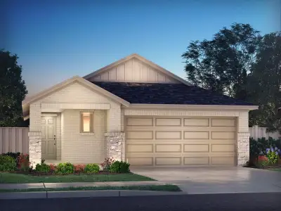 New construction Single-Family house 14207 Granger Pointe Ln, Conroe, TX 77302 plan The Cascade (330) - image