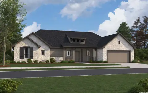 New construction Single-Family house 21245 Jordans Ranch Wy, San Antonio, TX 78264 - image