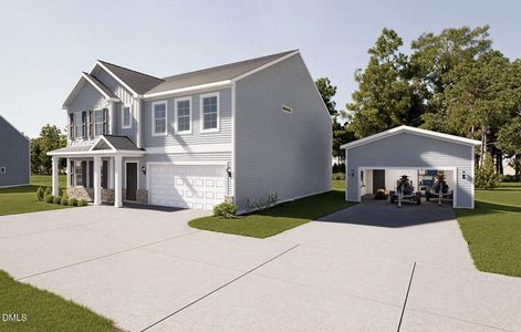 New construction Single-Family house 154 Harriette Ct, Lillington, NC 27546 plan Russell - image