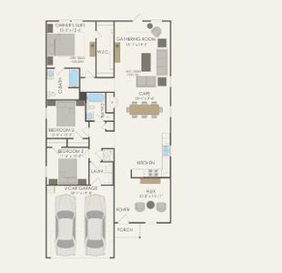 Pulte Homes, Hewitt floor plan