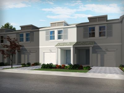 New construction Townhouse house 403 Salisbury Circle, Fort Pierce, FL 34982 Pompano- photo 0