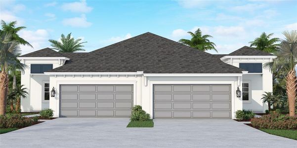 New construction Single-Family house 11671 Great Brook Ln, Parrish, FL 34219 Crystal Sand 2- photo 0