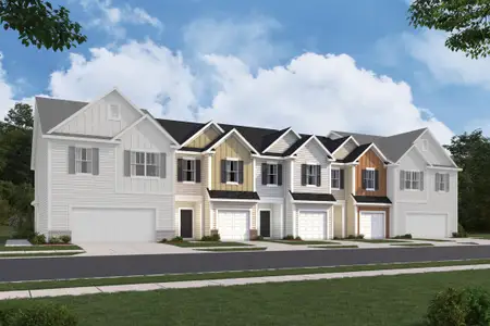 New construction Townhouse house 4829 Salamander Ct, Raleigh, NC 27610 plan Yates - Interior Home - image