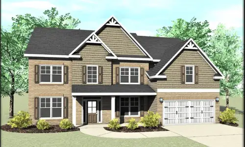 New construction Single-Family house 100 Osier Dr, Mcdonough, GA 30252 plan Barrington - image