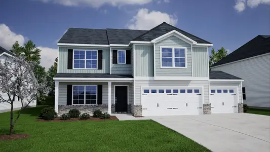 New construction Single-Family house 5051 Burke Meadows Run, Chesnee, SC 29323 plan Wilkinson - image