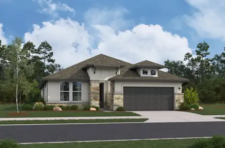 New construction Single-Family house 14507 Inspiration Pt, San Antonio, TX 78253 plan Crockett - image