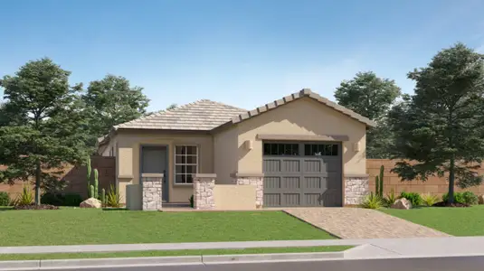 New construction Single-Family house 17438 N Del Mar Ave, Maricopa, AZ 85138 plan Iris Plan 2556 - image