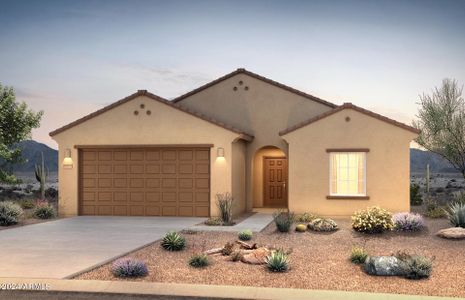 New construction Single-Family house 25321 W Chanute Pass, Buckeye, AZ 85326 Bluebell- photo 0