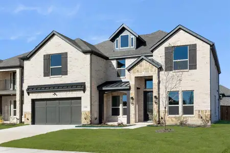 New construction Single-Family house 2008 Burriana Ct, Little Elm, TX 75068 plan Columbia F - image