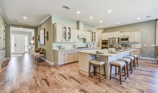 Kitchen with breakfast bar island