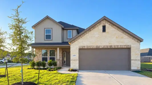 New construction Single-Family house 11890 Stratosphere St, Conroe, TX 77303 plan Southfork - image