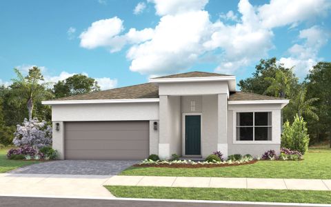 New construction Single-Family house 557 Hammock Oaks Blvd, Lady Lake, FL 32159 Morgan- photo 0