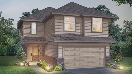 New construction Single-Family house 10641 Stag Ln, Crowley, TX 76036 plan The Lowry - image