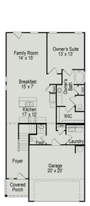 New construction Single-Family house 12595 Canyon Falls Blvd, Willis, TX 77318 plan The Dove - image