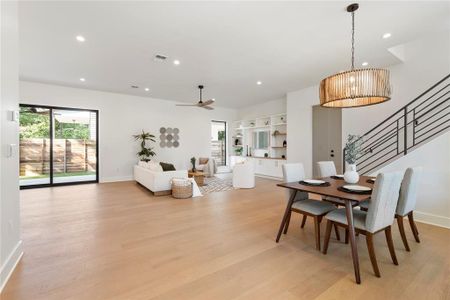 Lots of natural light in the living space