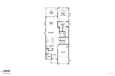New construction Townhouse house 661 Bolder Wy, Myrtle Beach, SC 29579 plan Lawson - image