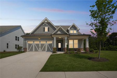 New construction Single-Family house 12 Unicoi Trl, Sharpsburg, GA 30277 plan Brunswick - image