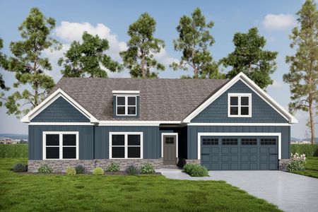New construction Single-Family house 30 Fairoaks Ct, Covington, GA 30016 plan (GA)Ellen A.1 2 Front Entry - image