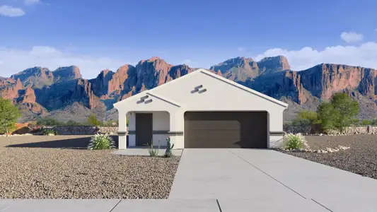 New construction Single-Family house 35000 W Lucca Dr, Maricopa, AZ 85138 plan Harper - image