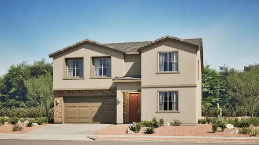 New construction Single-Family house 11472 N Speckled Wood Wy, Marana, AZ 85653 plan Magnolia - image