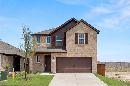 New construction Single-Family house 150 Palo Duro Bend, Rhome, TX 76078 Shelby- photo 0