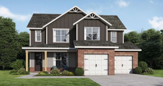 New construction Single-Family house 106 Classic Overlook, Homer, GA 30547 plan Peachwood Tandem - image