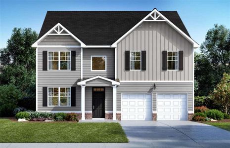 New construction Single-Family house 241 Friendship Oak Way, Hampton, GA 30228 Packard- photo 0