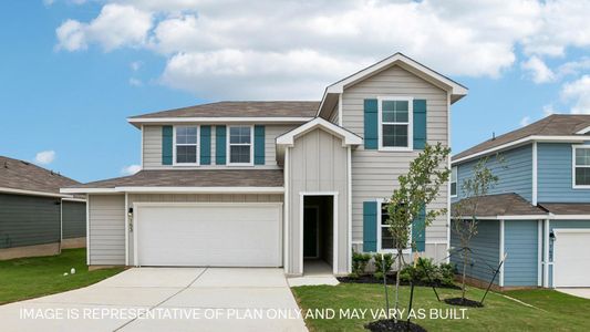 New construction Single-Family house 291 Palestine Trl, Kyle, TX 78640 plan The Mitchell - image