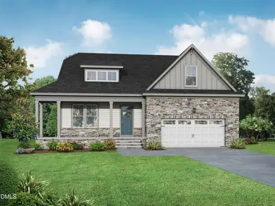 New construction Single-Family house 111 Crop Rd, Angier, NC 27501 plan The Cypress B II - image