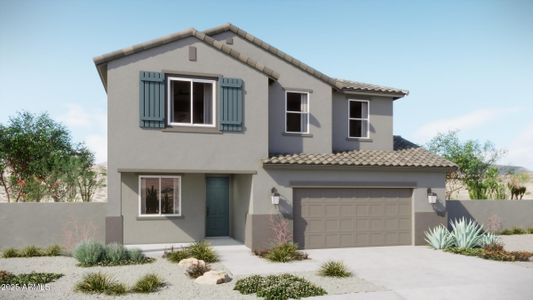 New construction Single-Family house 46820 W Crescent Moon Dr, Maricopa, AZ 85139 plan Twilight - image