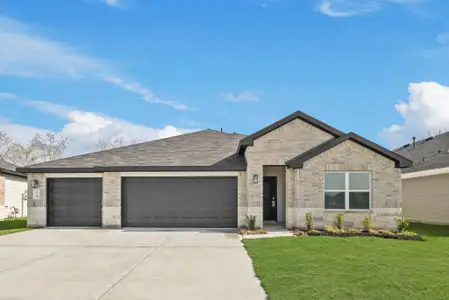 New construction Single-Family house 129 Wildflower Ln, Dayton, TX 77535 plan Courtland - image