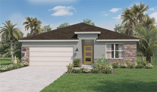 New construction Single-Family house 3891 Malawi Trl, St. Cloud, FL 34772 Cali- photo 0