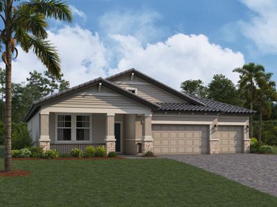 New construction Single-Family house 34472 Legacy Acres Drive, Zephyrhills, FL 33541 Corina  III- photo 0