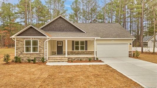 New construction Single-Family house 30121 Deercroft Dr, Wagram, NC 28396 plan Hawkeye - image