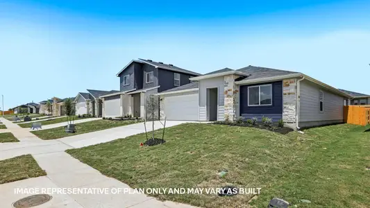 New construction Single-Family house 451 Mountain Pea Rd, Kyle, TX 78640 plan The Glendale - image