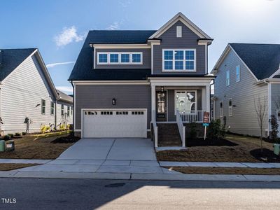 New construction Single-Family house 1713 Grassy Falls Ln, Wendell, NC 27591 Columbia- photo 1 1